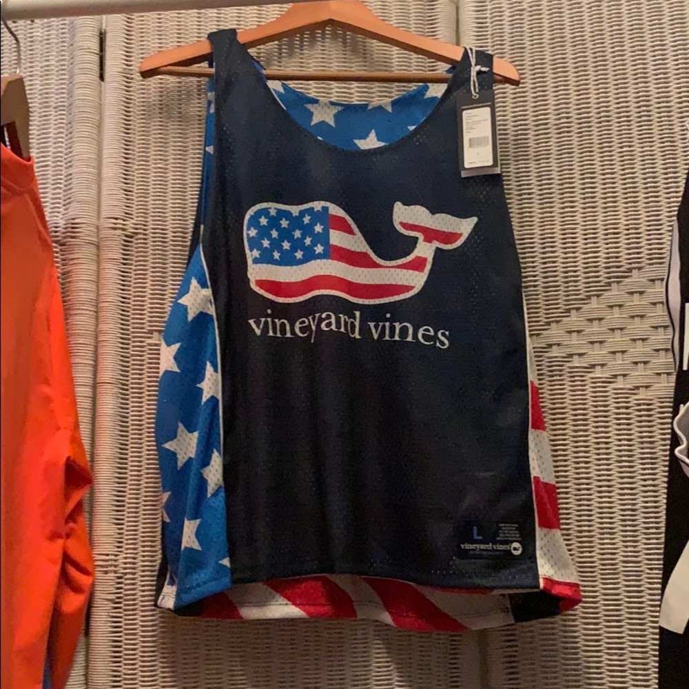 Vineyard Vines reversible tank shirt Mesh sporty